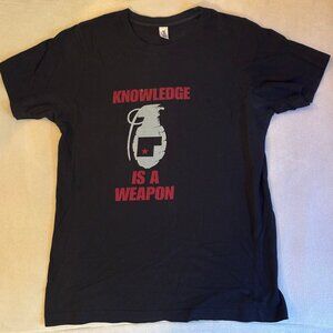 Nine Inch Nails – "Knowledge is a Weapon" T-Shirt ("Year Zero" era)– SIZE S